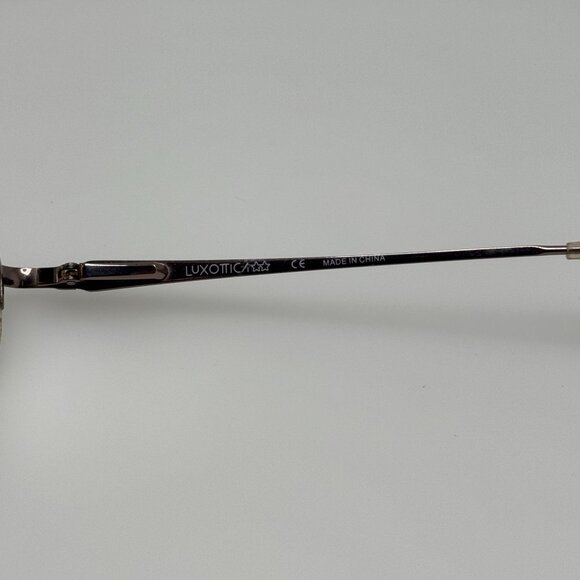 Luxottica Eyeglasses Eye Glasses Frames 1366 4063 Titanium 52-18-135 - Picture 5 of 6